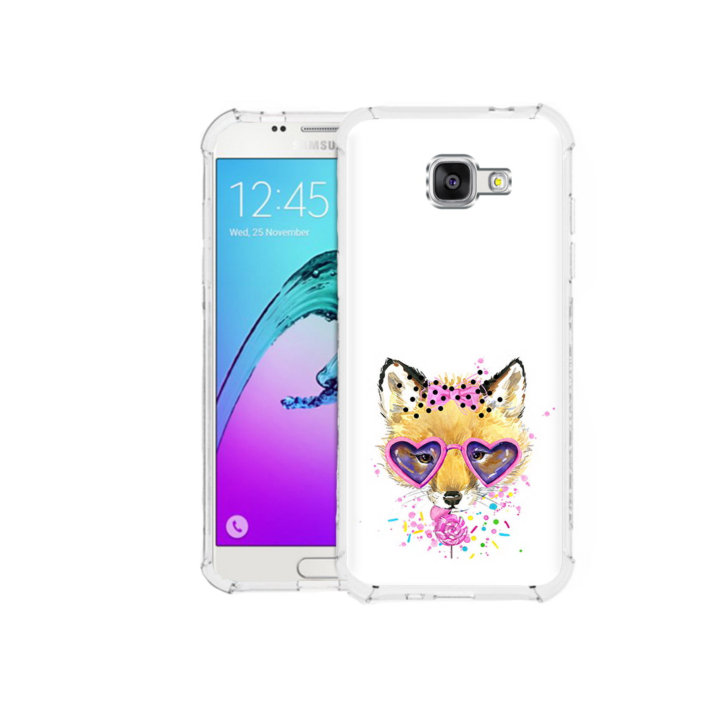 

Чехол MyPads Tocco для Samsung Galaxy A5 (2016) лисенок с бантиком (PT25252.581.441), Прозрачный, Tocco