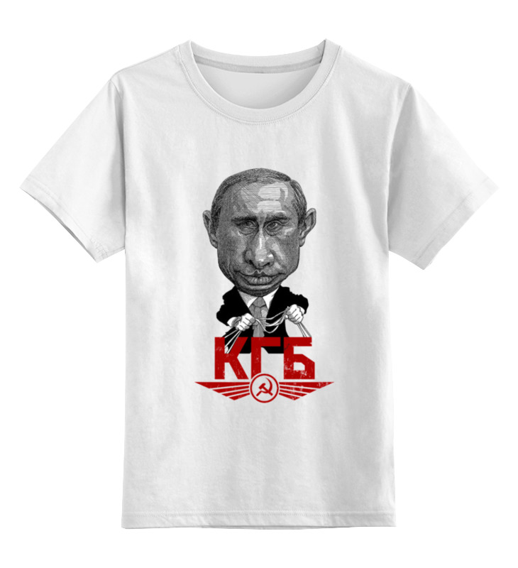 

Футболка детская Printio Putin цв. белый р. 164, Putin