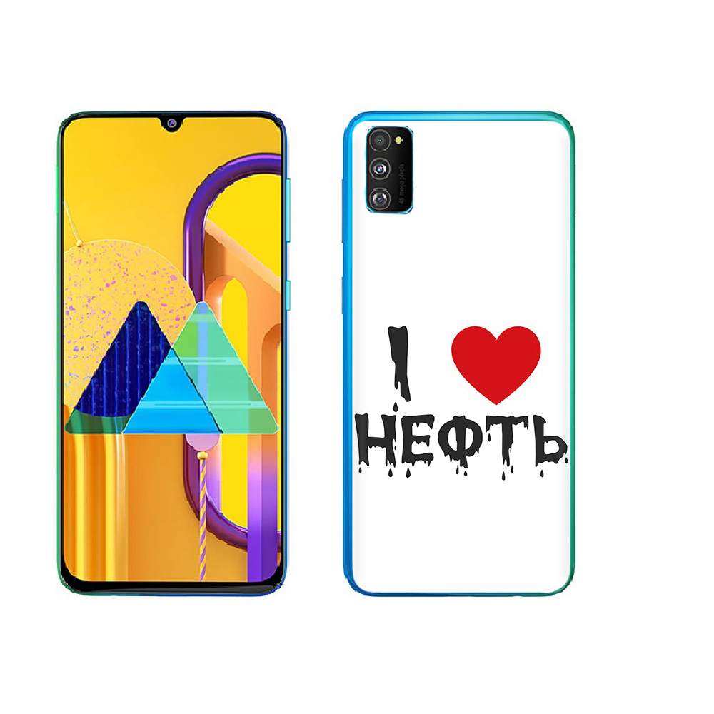 

Чехол MyPads Tocco для Samsung Galaxy M23 нефть (PT227329.604.522), Прозрачный, Tocco