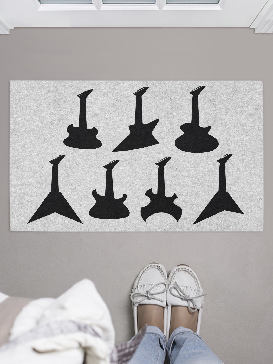 

Придверный коврик в прихожую для обуви, на резиновой основе, 75x45 см door_51689 JoyArty