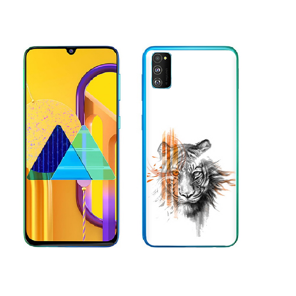 

Чехол MyPads Tocco для Samsung Galaxy M23 огненный тигр (PT227329.604.526), Прозрачный, Tocco