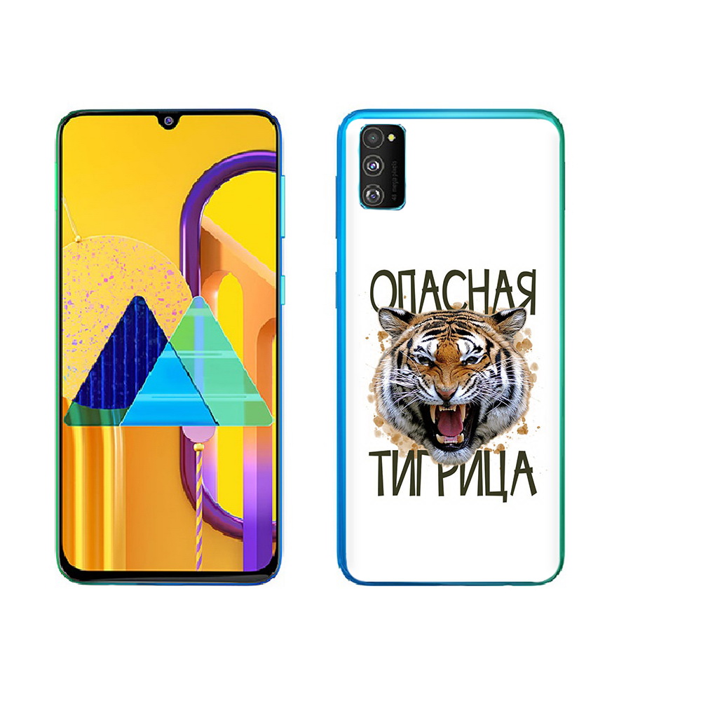 

Чехол MyPads Tocco для Samsung Galaxy M23 опасная тигрица (PT227329.604.527), Прозрачный, Tocco