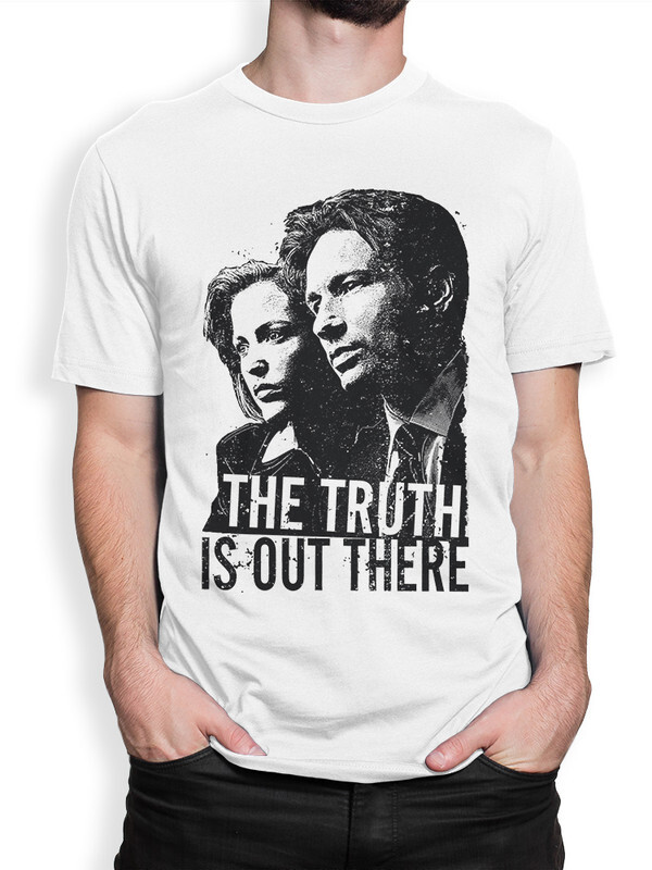 

Футболка мужская DreamShirts Studio Секретные Материалы Малдер и Скалли 2 белая M, Белый, Секретные Материалы Малдер и Скалли 2