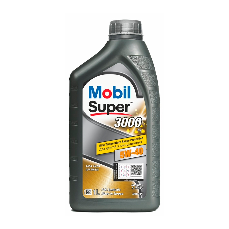 

Масло моторное 5W40 MOBIL 1л синтетика MOBIL SUPER 3000 X1