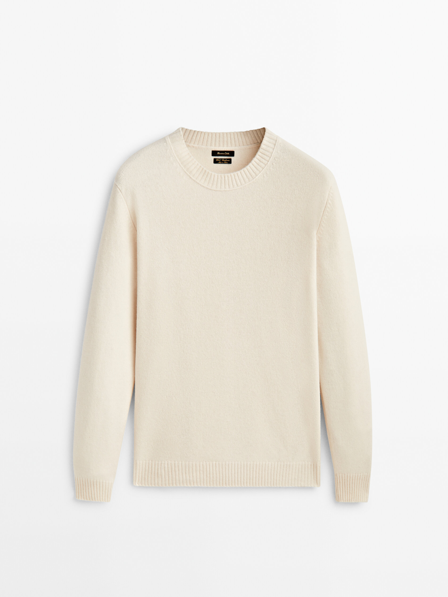 

Джемпер мужской Massimo Dutti 00993415712 белый M, 00993415712