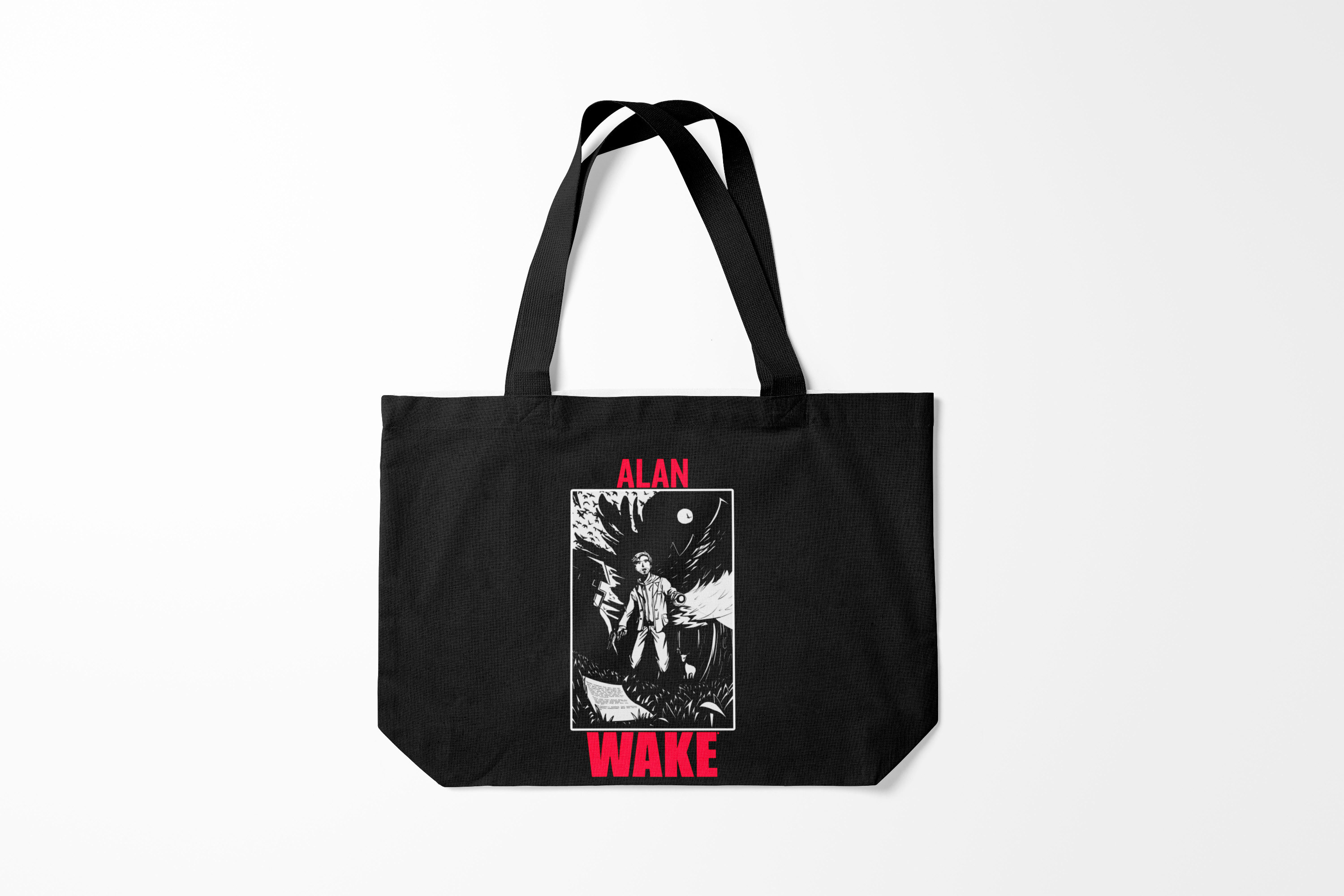 

Сумка шoппер унисекс Burnettie Alan Wake ART, черный, Alan Wake ART