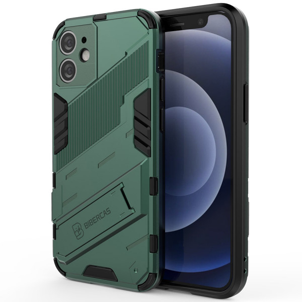 

Чехол-подставка Epik Megatron с защитой камеры для iPhone 11, Зеленый