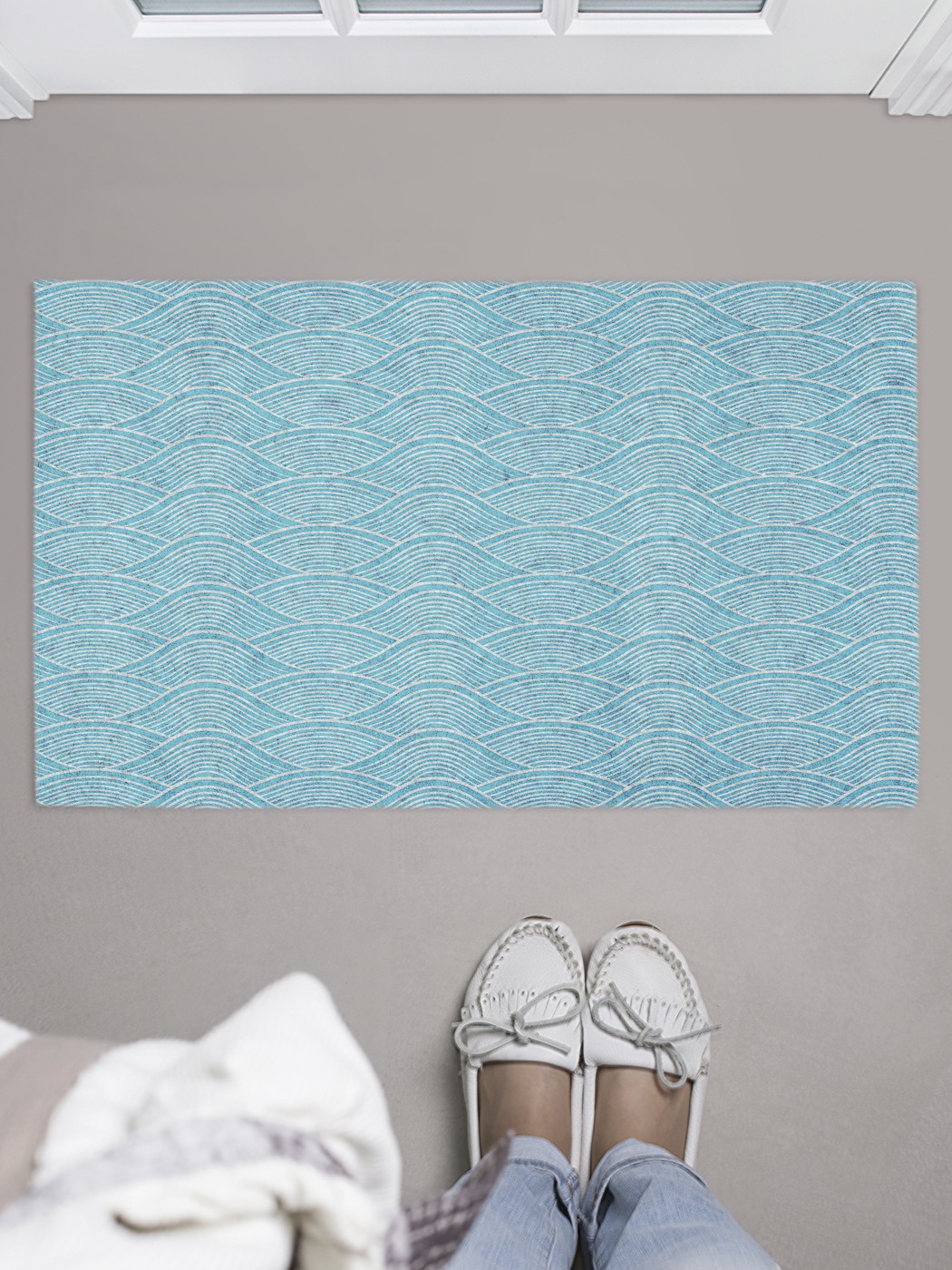 

Придверный коврик в прихожую для обуви, на резиновой основе, 75x45 см door_51726 JoyArty