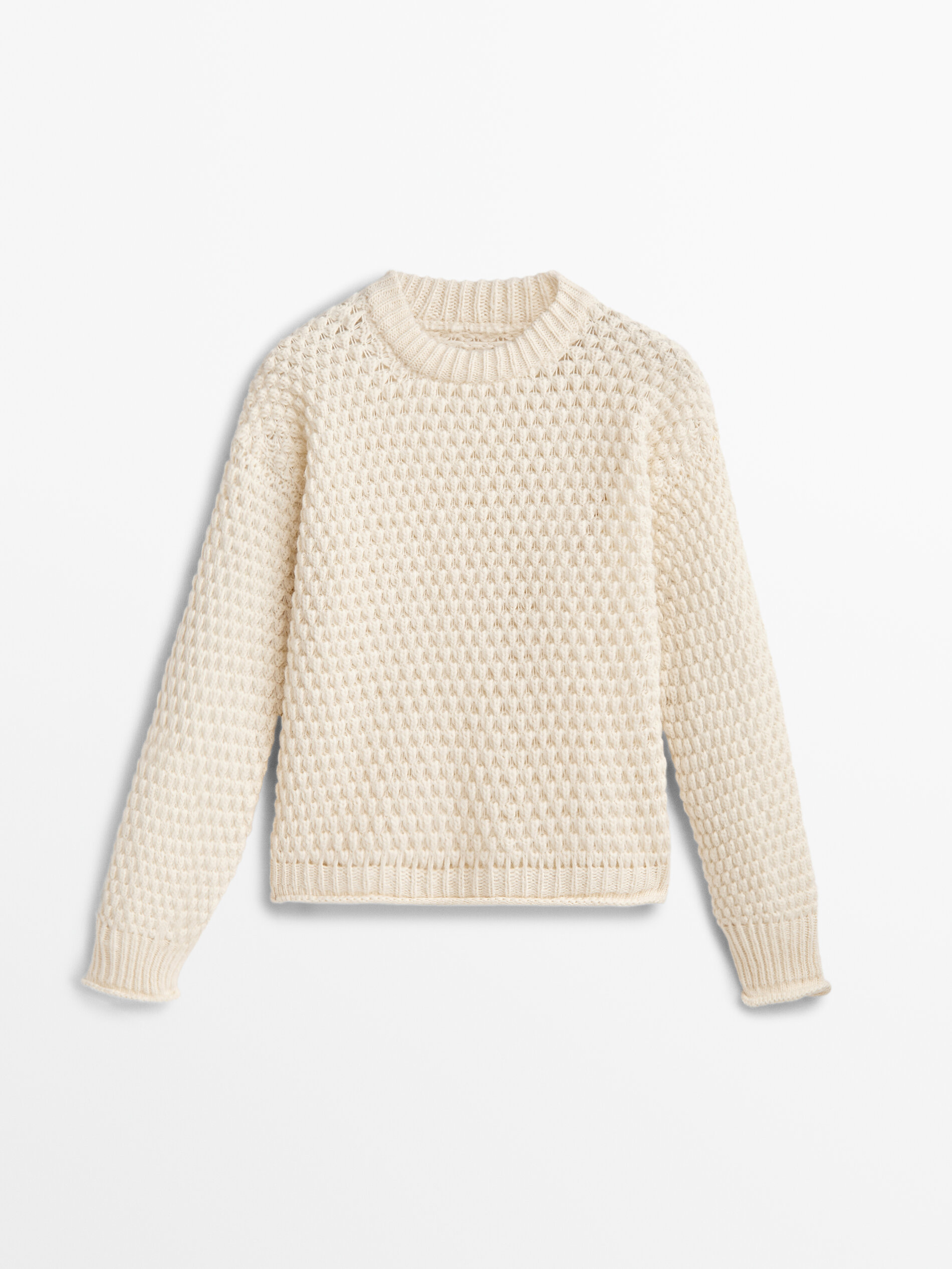 

Джемпер женский Massimo Dutti 05731673712 белый M, 05731673712