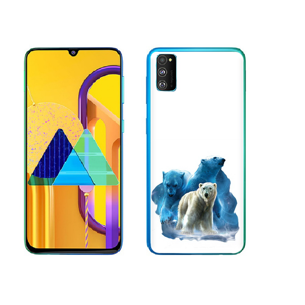 

Чехол MyPads Tocco для Samsung Galaxy M23 полярный медведь (PT227329.604.549), Прозрачный, Tocco