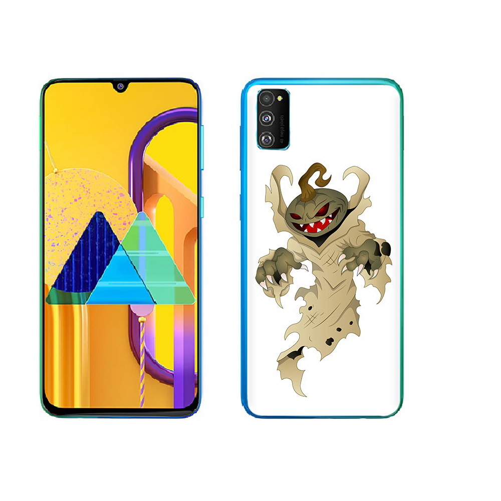 

Чехол MyPads Tocco для Samsung Galaxy M23 призрак хэллоуина (PT227329.604.555), Прозрачный, Tocco