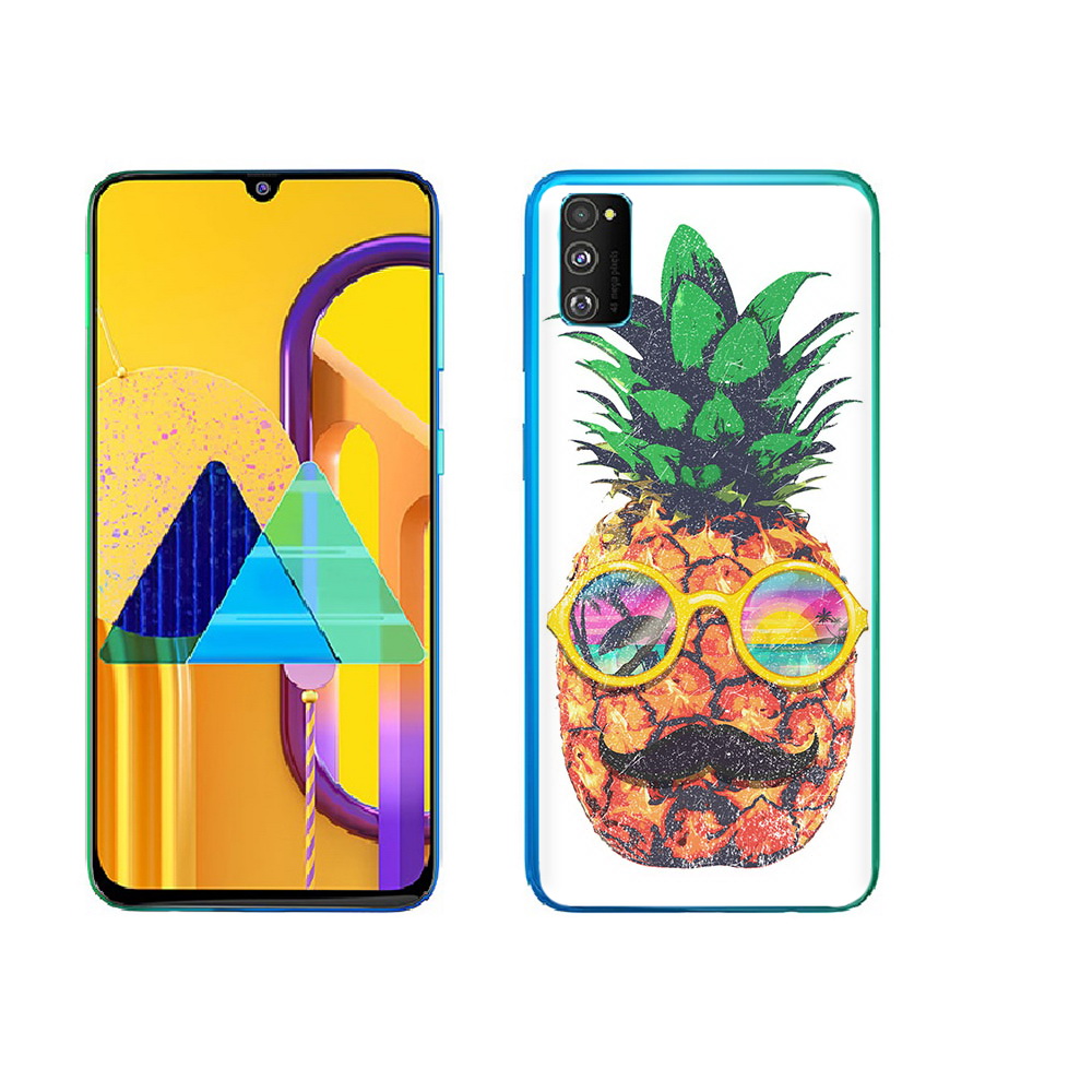 

Чехол MyPads Tocco для Samsung Galaxy M23 прикольный ананас с лицом (PT227329.604.556), Прозрачный, Tocco