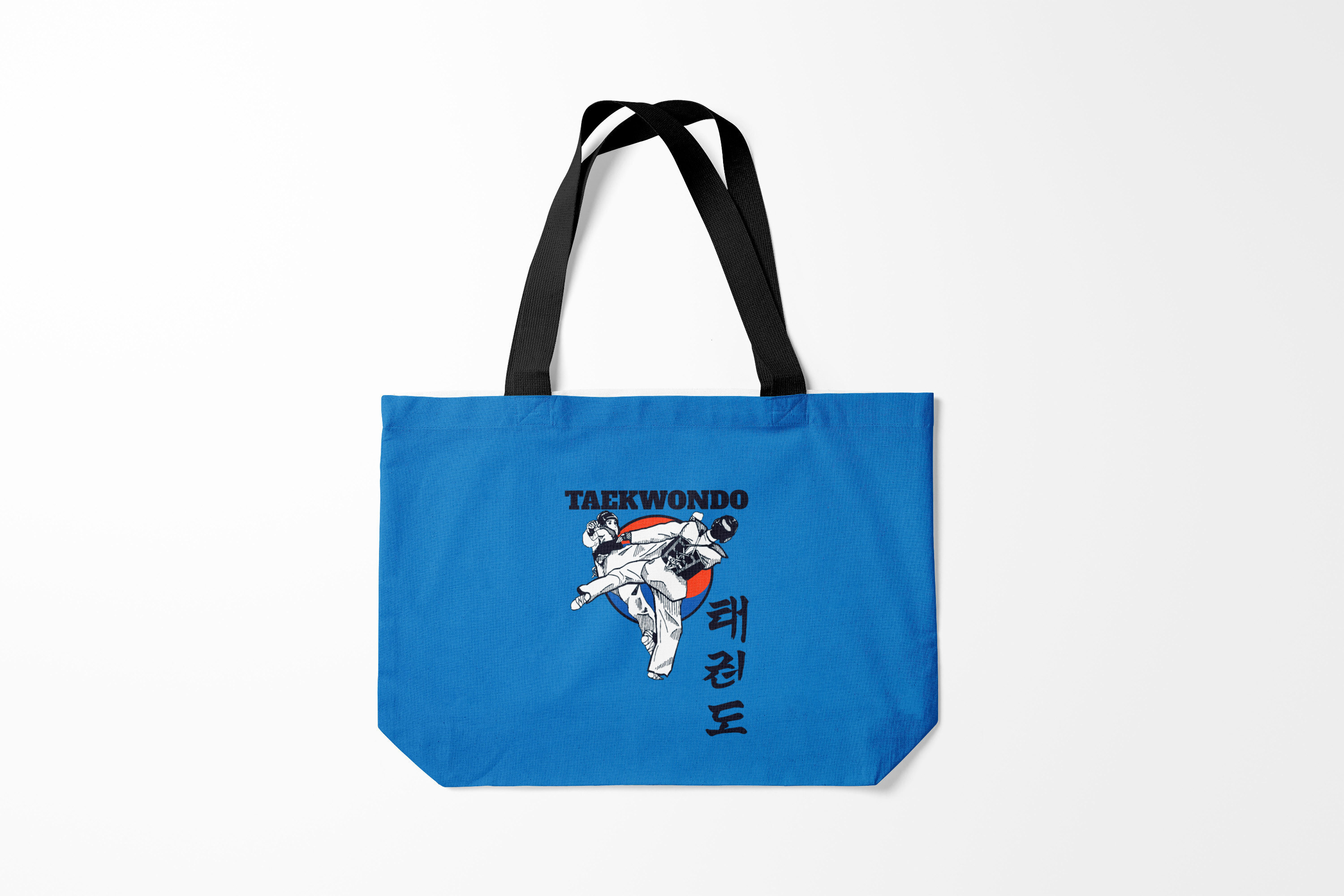 

Сумка шoппер унисекс Burnettie Тхэквондо Taekwondo, синий, Тхэквондо Taekwondo
