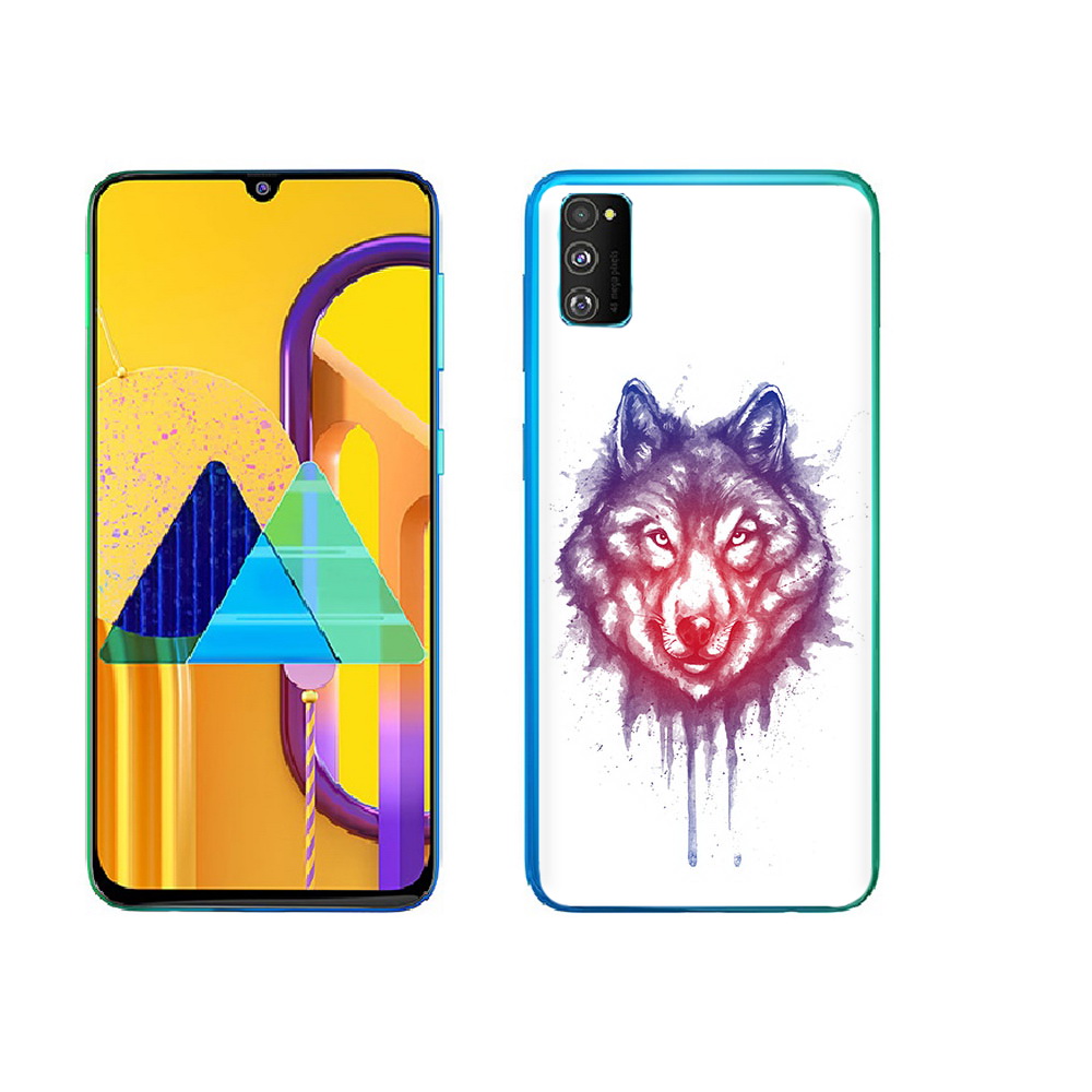 

Чехол MyPads Tocco для Samsung Galaxy M23 пушистый волк (PT227329.604.561), Прозрачный, Tocco