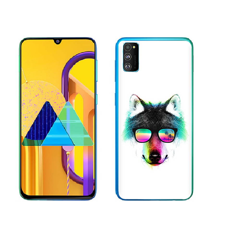

Чехол MyPads Tocco для Samsung Galaxy M23 радужный волк (PT227329.604.567), Прозрачный, Tocco