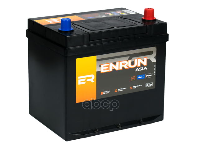 

Аккумулятор Enrun Jis Standart 60 А/Ч Обратная R+ D23 230x179x225 En550 А ENRUN арт. ESA60