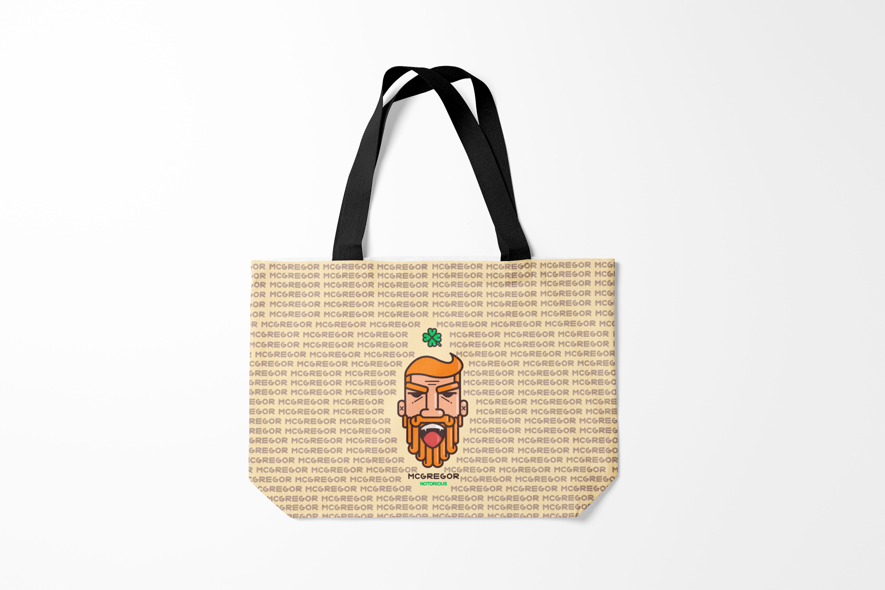 

Сумка шoппер унисекс Burnettie Конор МакГрегор MCGREGOR, бежевый, Конор МакГрегор MCGREGOR