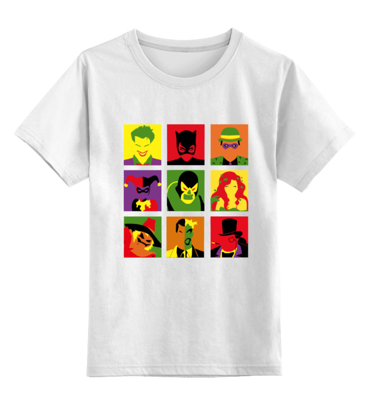

Футболка детская Printio Batman pop art цв. белый р. 152, Batman pop art