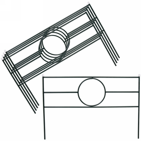 фото Заборчик садовый добросад круг