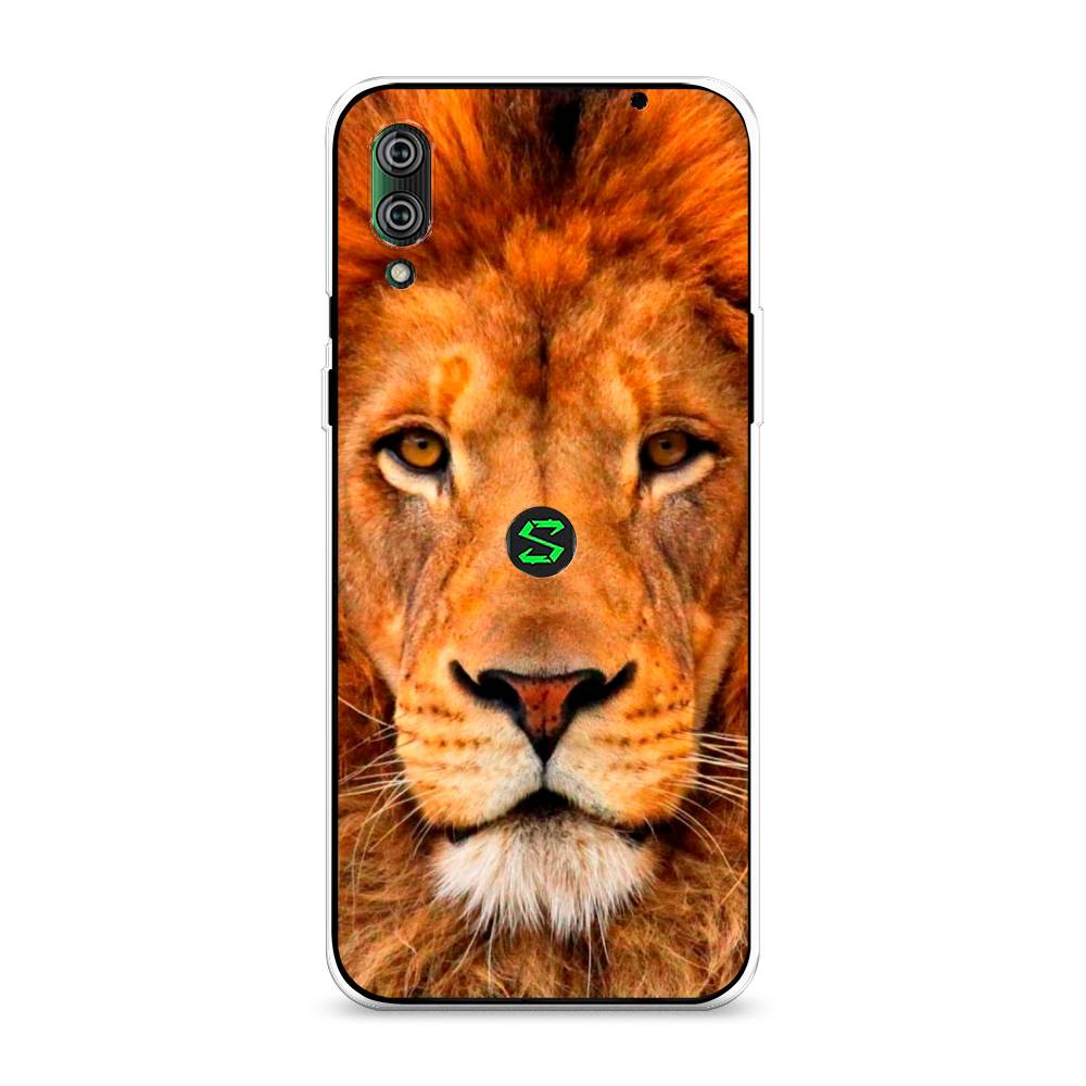 

Чехол на Xiaomi Black Shark 2"Благородный лев", Оранжевый, 36450-1