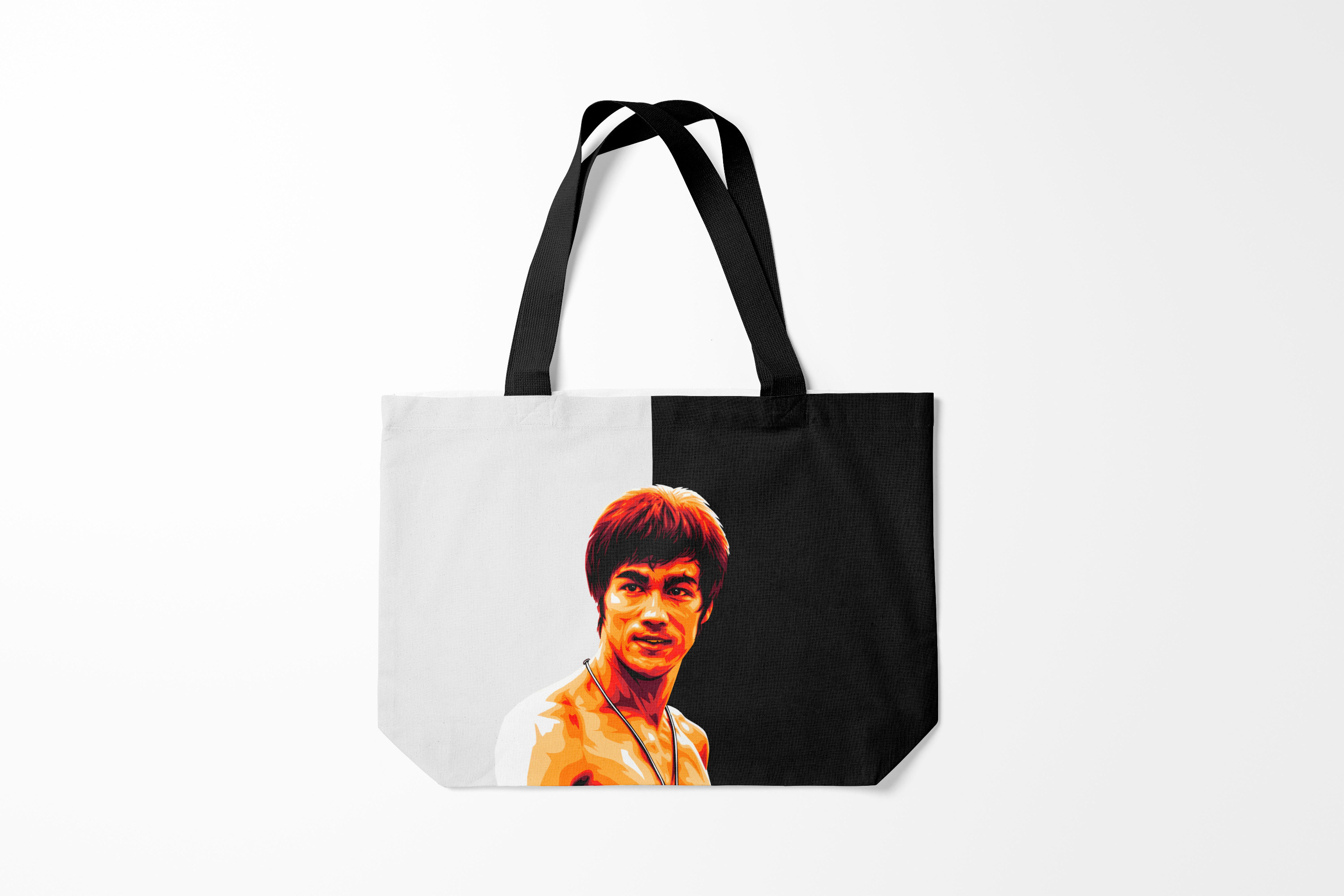 

Сумка шoппер унисекс Burnettie Карате Bruce Jeet Kune Do, черный; белый, Карате Bruce Jeet Kune Do