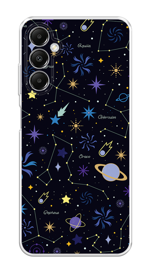 

Чехол на Samsung Galaxy A05s "Цветной космос", Желтый, 2108850-1