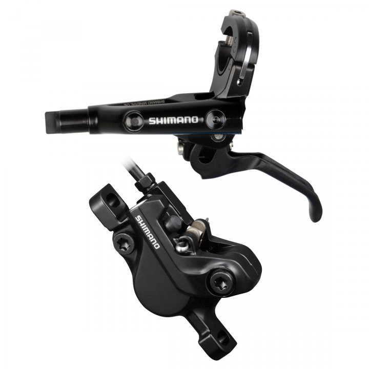 Тормоз для велосипеда дисковый Shimano MT501 BL левый BR-MT500 передний