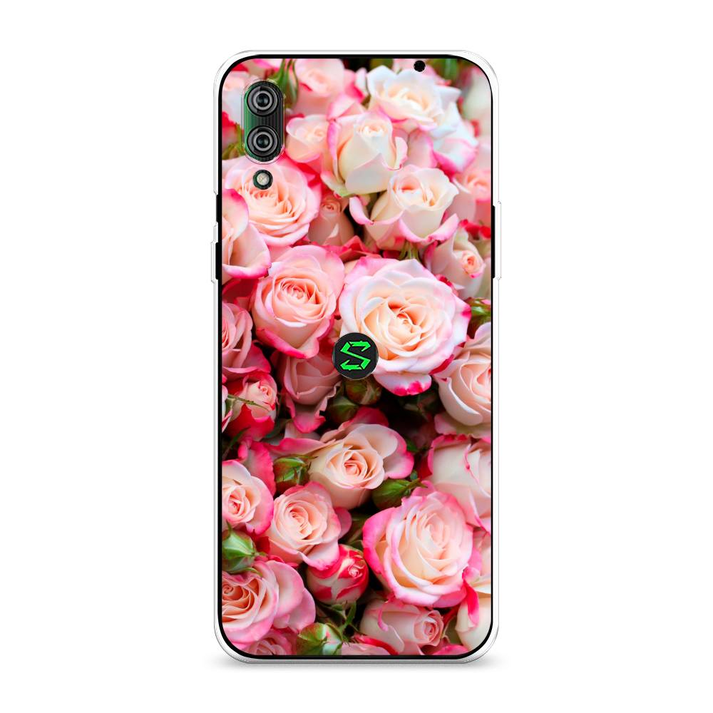 

Чехол на Xiaomi Black Shark 2"Много роз", Розовый, 36450-2