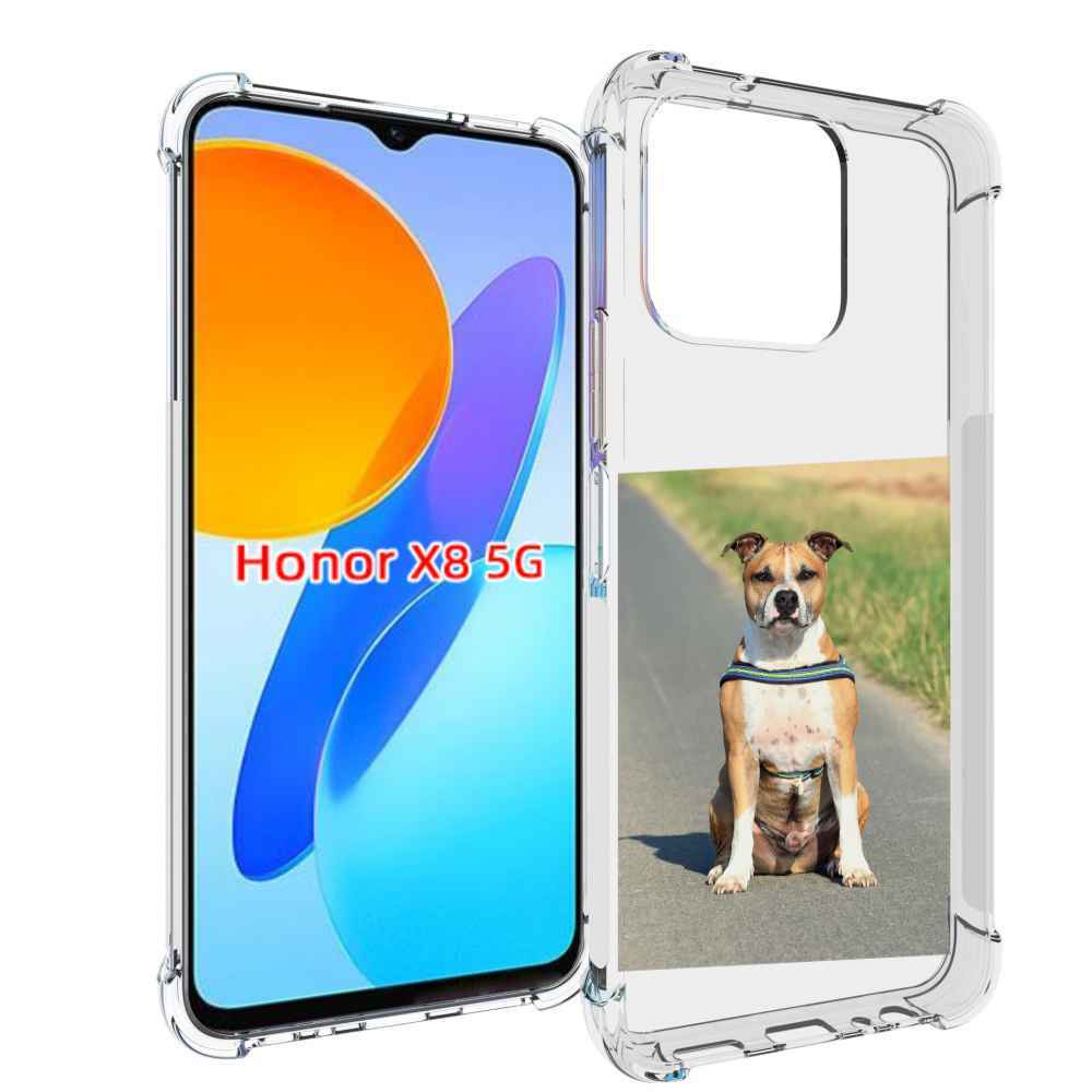 

Чехол MyPads стаффорд терьер для Honor X8 5G, Прозрачный, Tocco