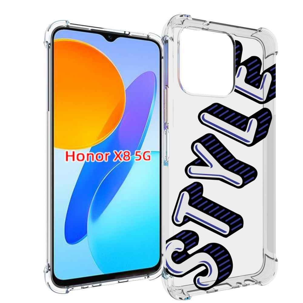 

Чехол MyPads стиль для Honor X8 5G, Прозрачный, Tocco