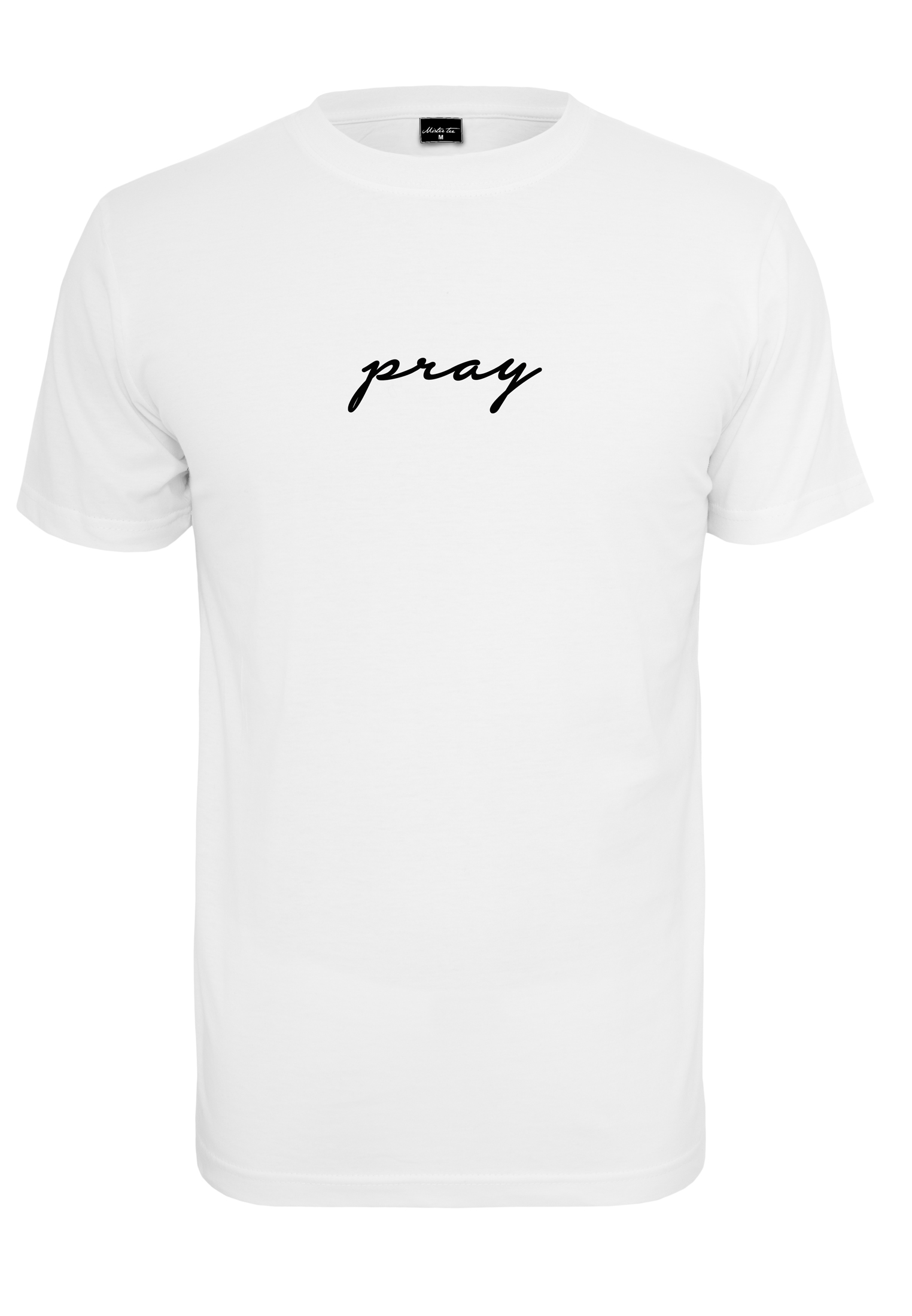 

Футболка мужская Mister Tee MT887 белая L, Белый, Pray EMB Tee SS23