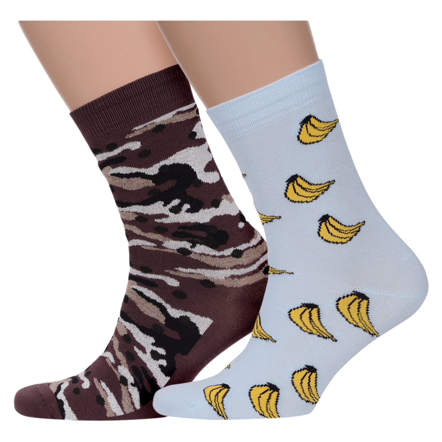 

Комплект носков унисекс ХОХ 2-XF разноцветных 29, Коричневый;голубой, 2-XF