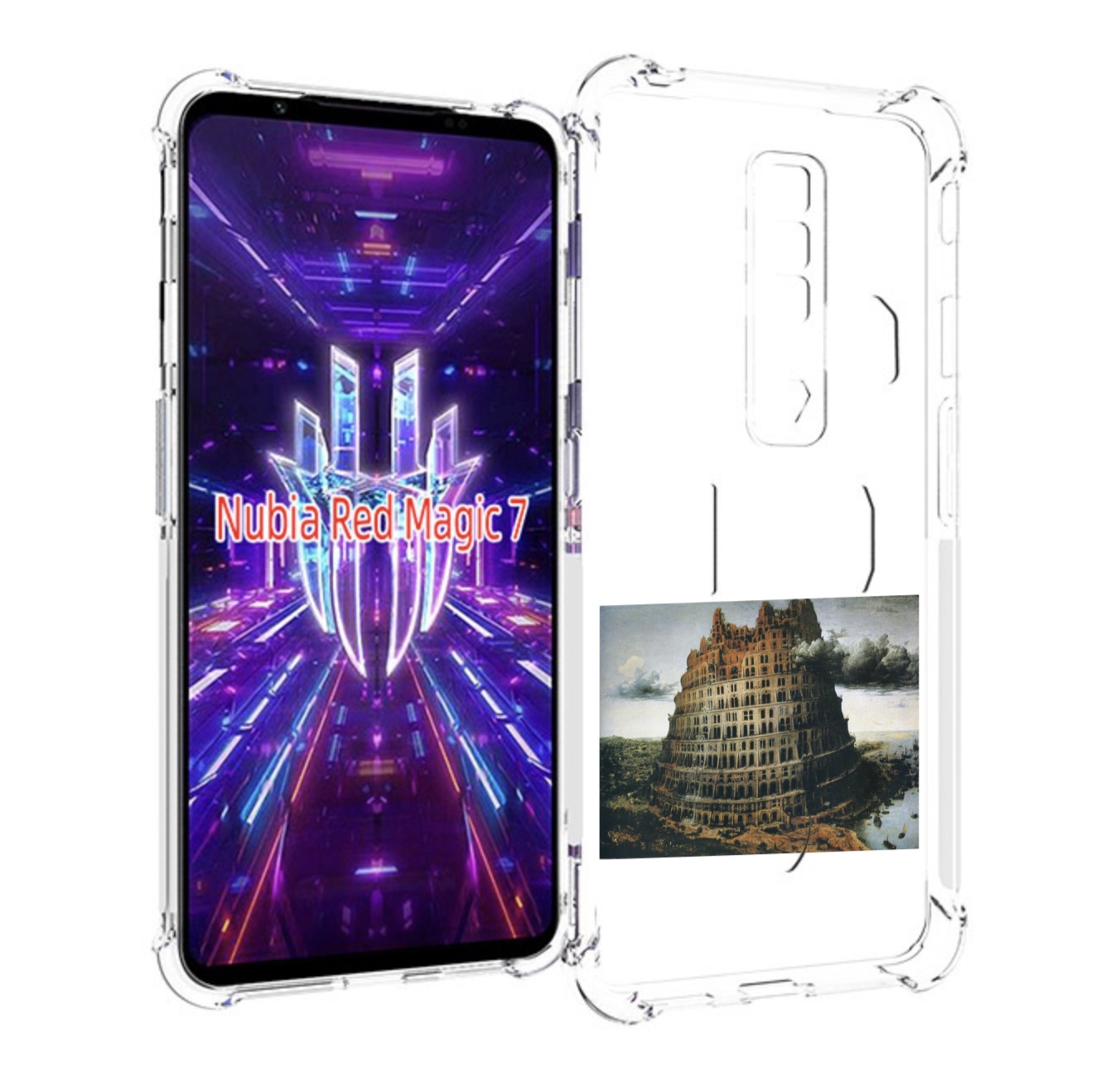 

Чехол MyPads Горгород Oxxxymiron для ZTE Nubia Red Magic 7, Прозрачный, Tocco