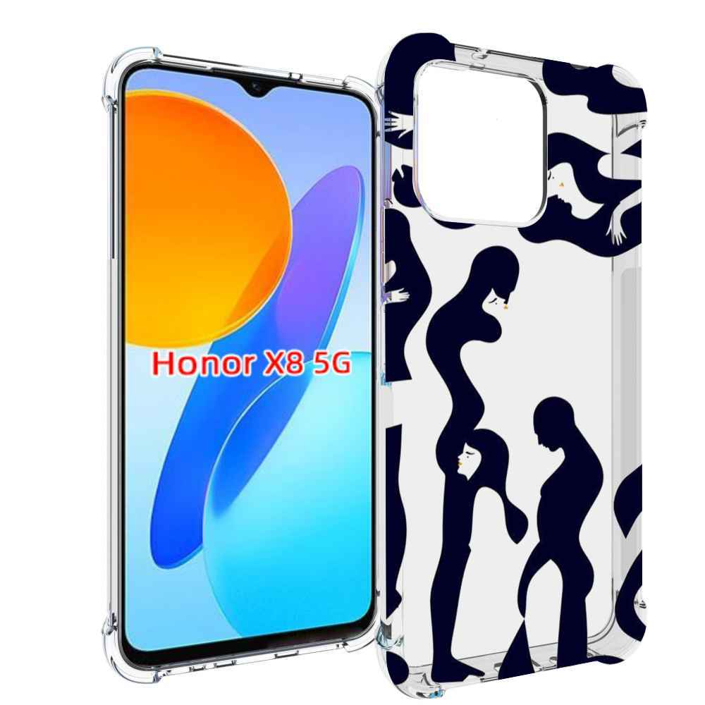 

Чехол MyPads схема-пар для Honor X8 5G, Прозрачный, Tocco