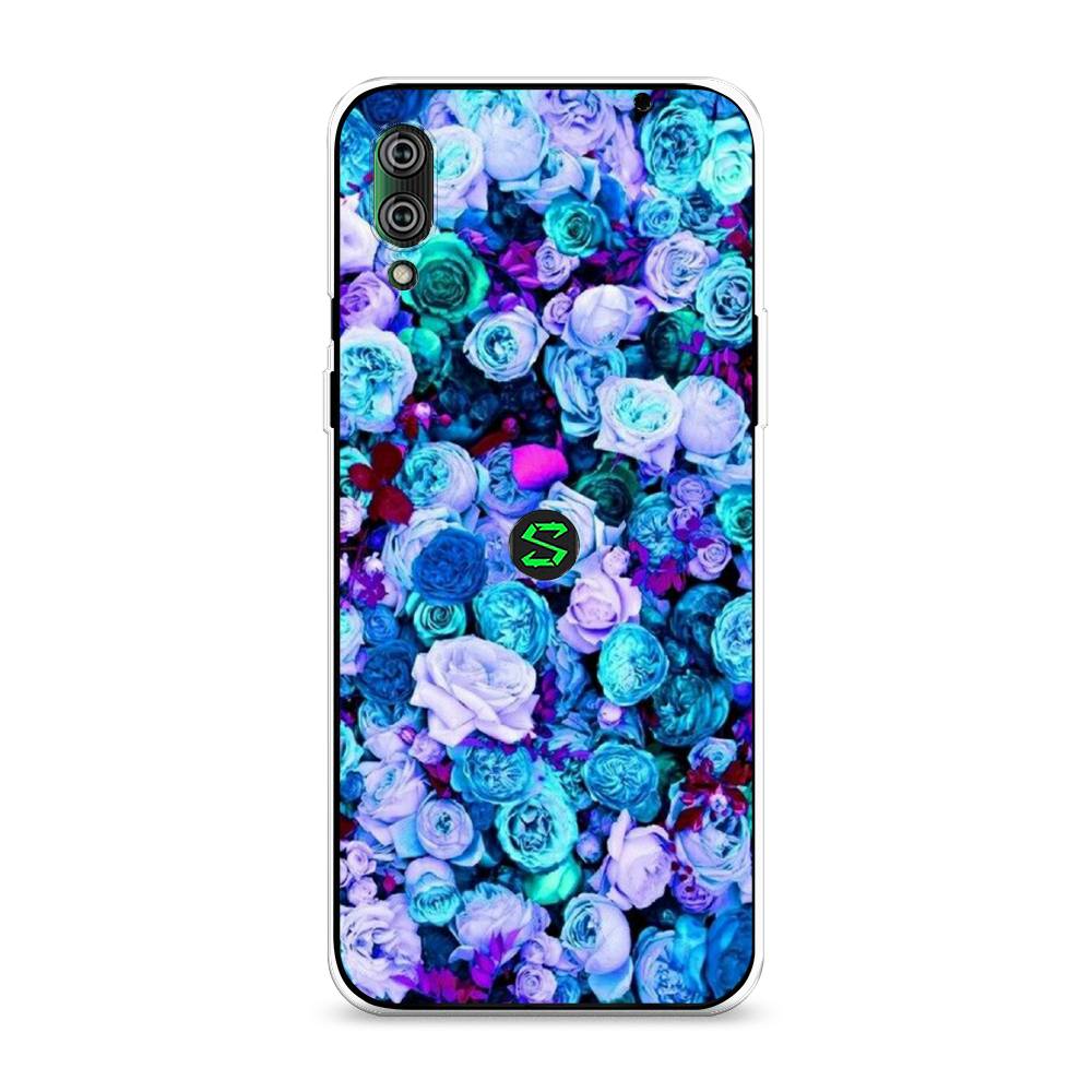 

Чехол на Xiaomi Black Shark 2"Цветочный ковер", Фиолетовый, 36450-2