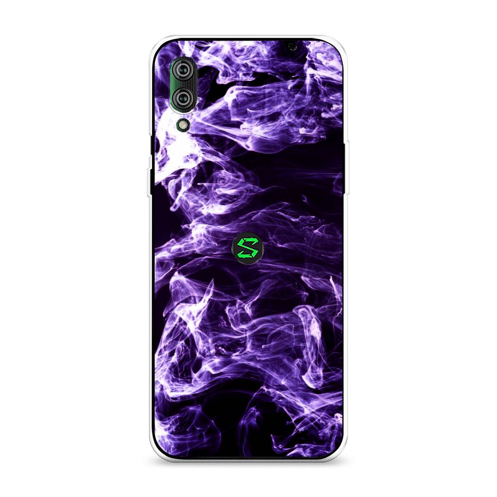 

Чехол на Xiaomi Black Shark 2"Фиолетовый дым", Фиолетовый;белый;черный, 36450-3