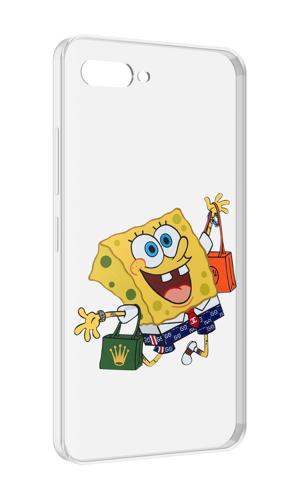 

Чехол MyPads модный-спанч-боб для ITEL A25 / ITEL A25 Pro / ITEL A35, Прозрачный, Tocco