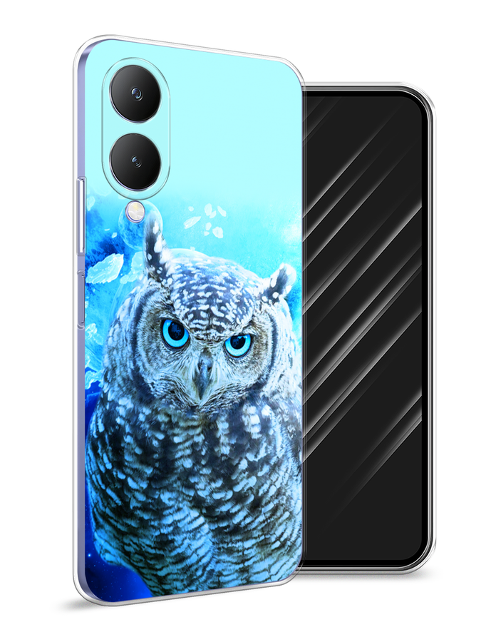 

Чехол Awog на Vivo Y17s "Сова арт 7", Синий;голубой, 269850-1