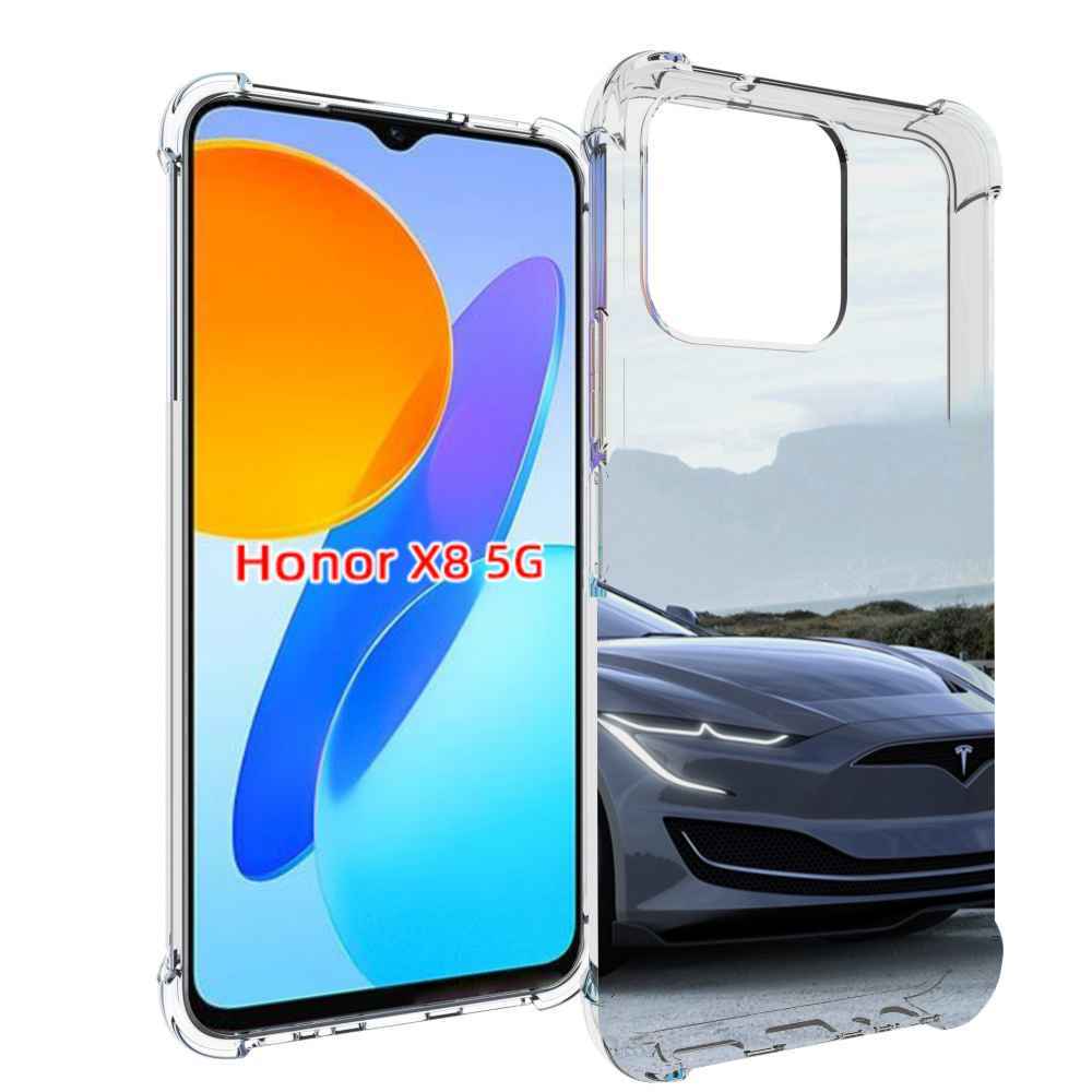 

Чехол MyPads тесла tesla 2 мужской для Honor X8 5G, Прозрачный, Tocco
