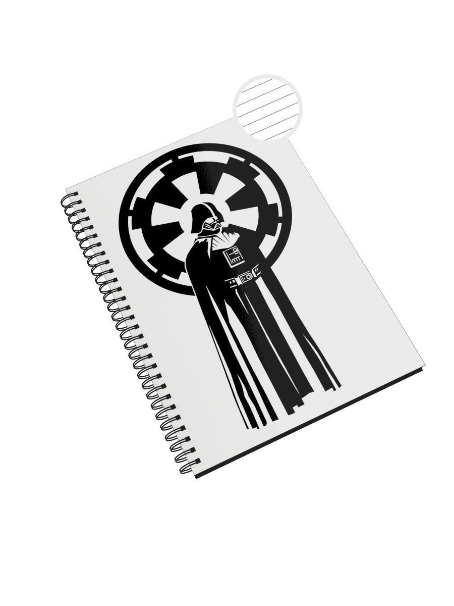 

Блокнот СувенирShop "Star Wars/Звездные войны" NP-FMSW6-A4/3 A4 48 листов в линейку, NP-FMSW6-A4/3