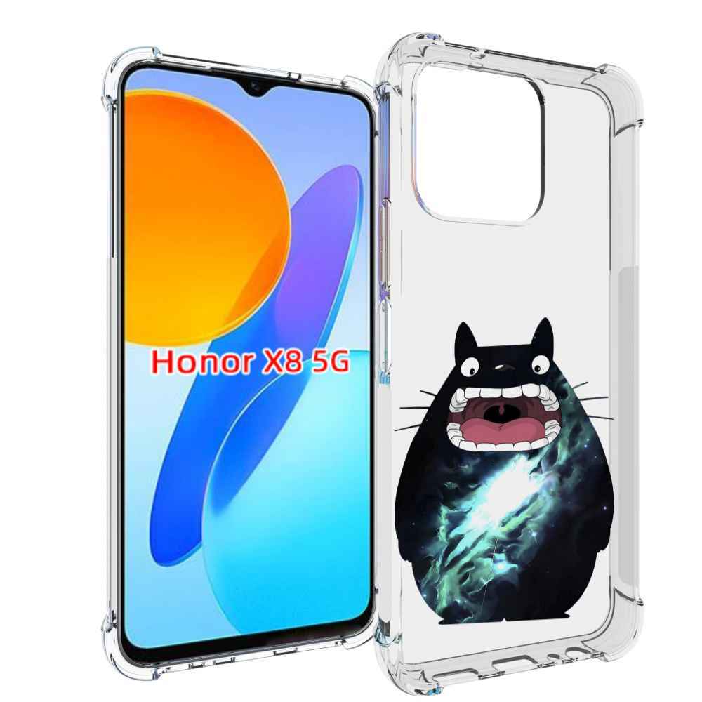 

Чехол MyPads тоторо для Honor X8 5G, Прозрачный, Tocco