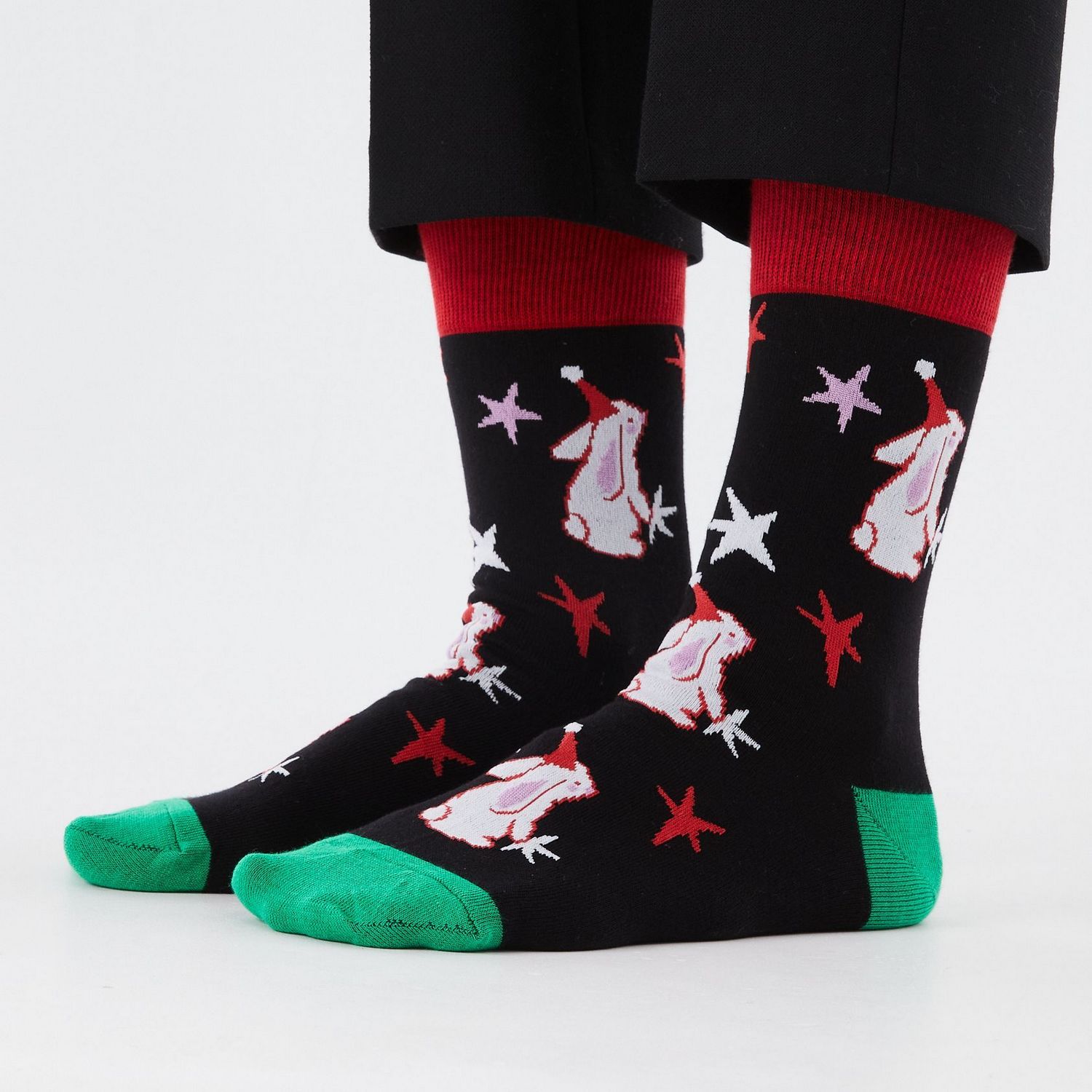 

Носки St. Friday Socks NY22-1027-19 разноцветные, Зеленый;красный;черный, NY22-1027-19