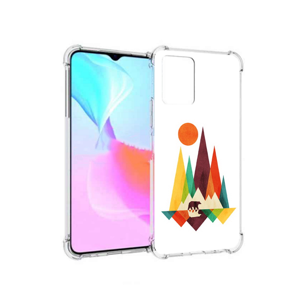 

Чехол MyPads Tocco для Vivo Y33s нарисованные горы с медведем (PT226981.417.506), Прозрачный, Tocco
