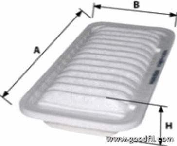 

Фильтр воздушный двигателя Goodwill ag303eco