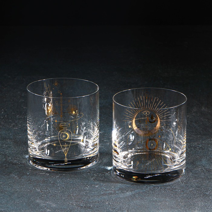 фото Набор стаканов для виски «барлайн», 410 мл, 2 шт crystal bohemia