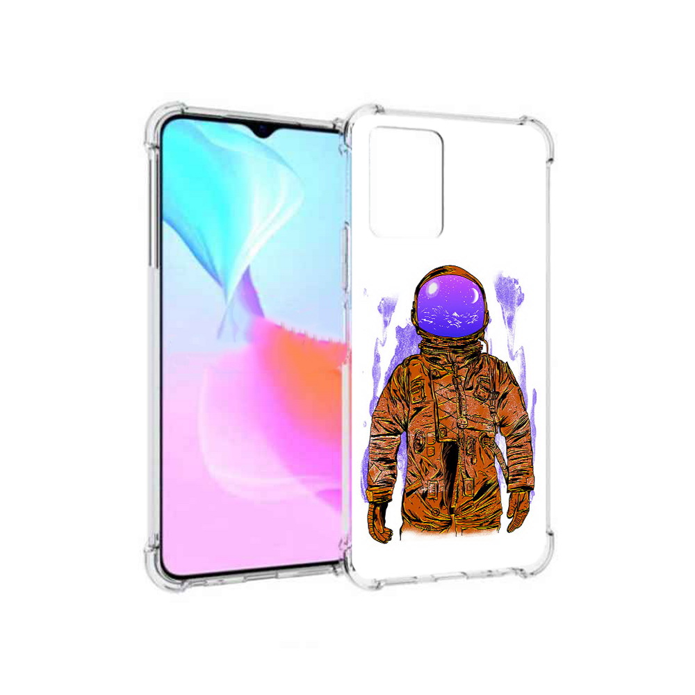 

Чехол MyPads Tocco для Vivo Y33s нарисованный мужчина в скафандре (PT226981.417.510), Прозрачный, Tocco