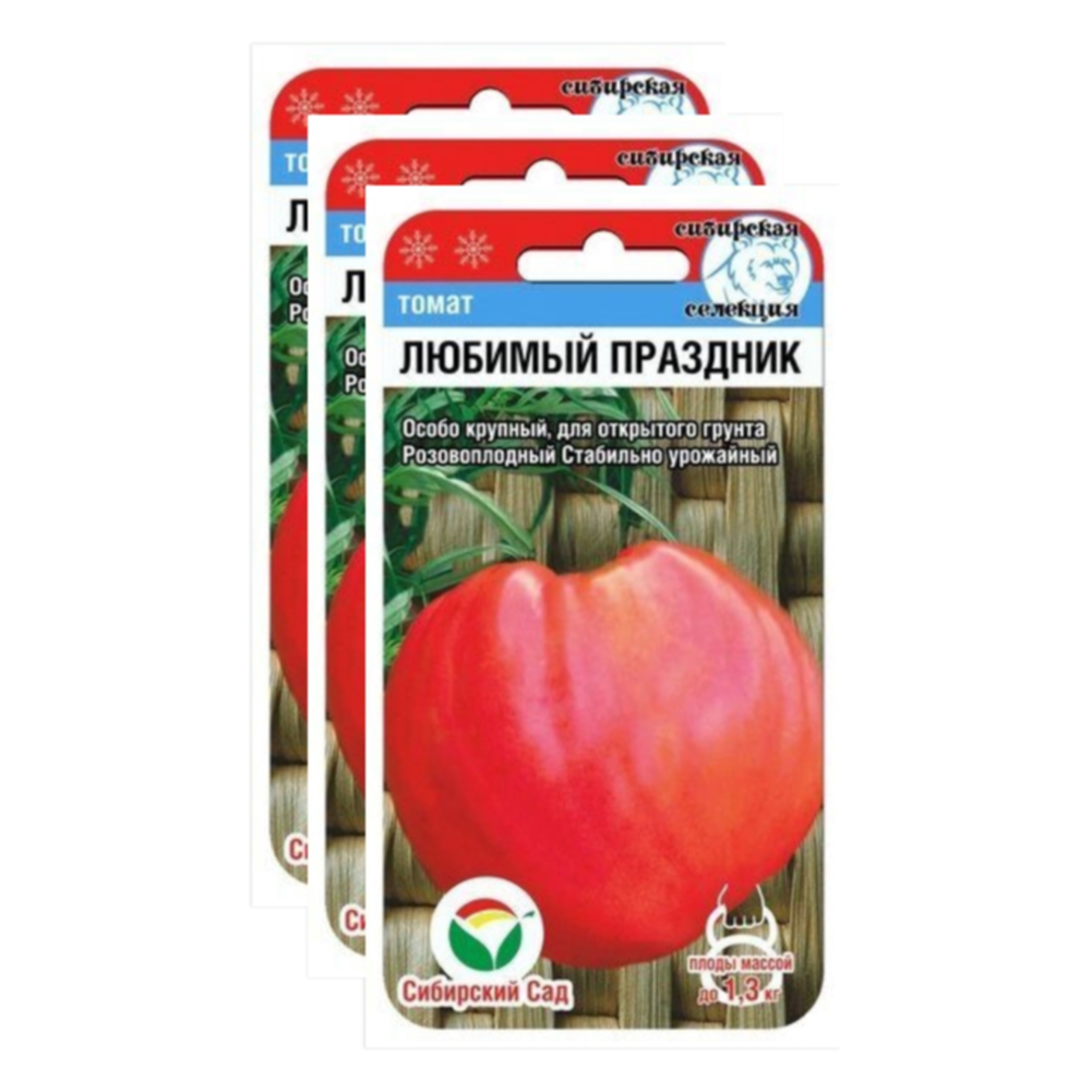 

Семена томат Любимый праздник Сибирский сад 23-02338 3 уп., Томат