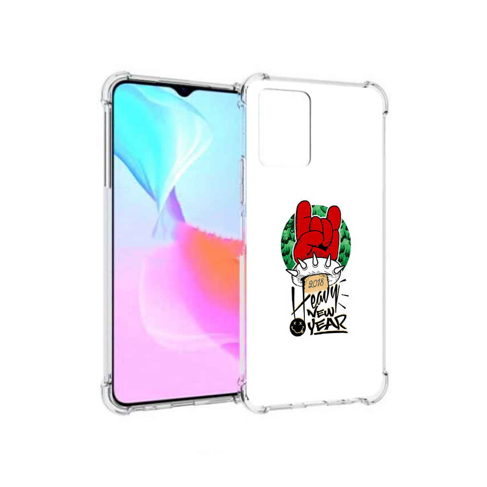 

Чехол MyPads Tocco для Vivo Y33s Гангстер новый год (PT226981.417.53), Прозрачный, Tocco