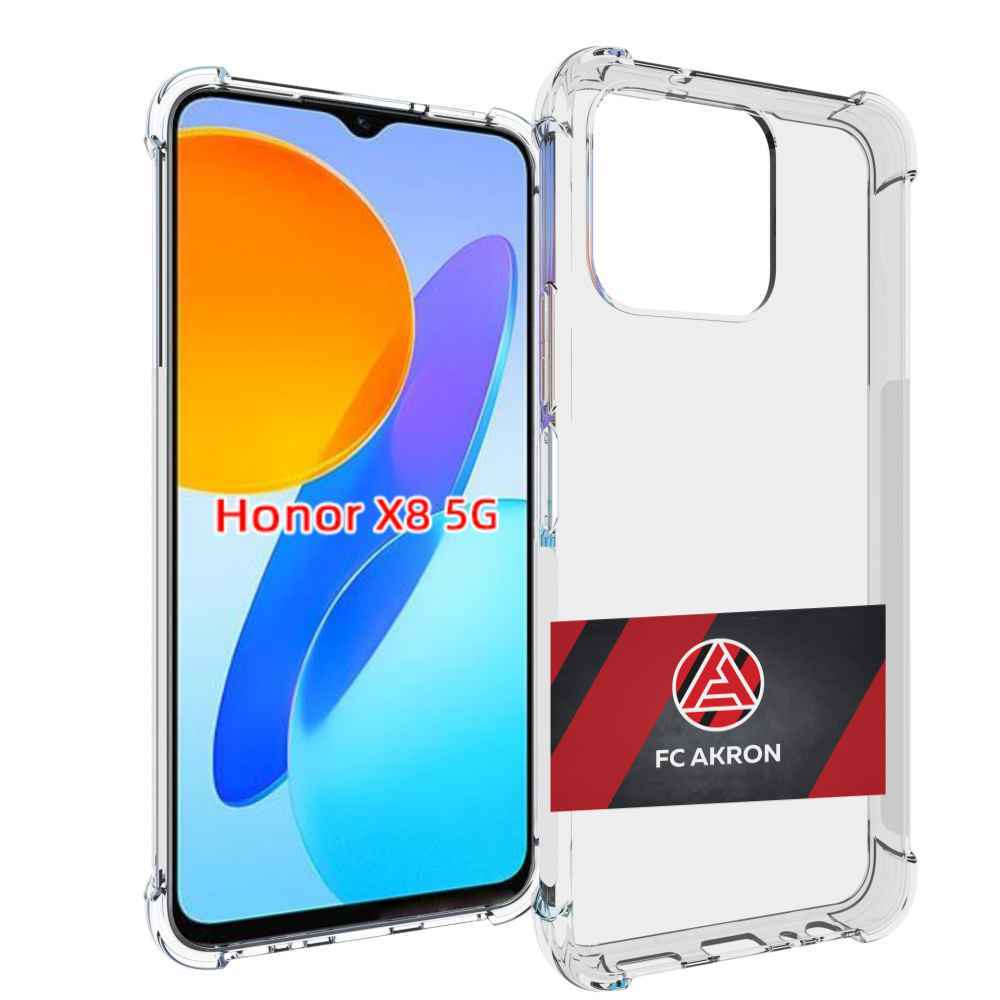 

Чехол MyPads фк акрон тольятти мужской для Honor X8 5G, Прозрачный, Tocco
