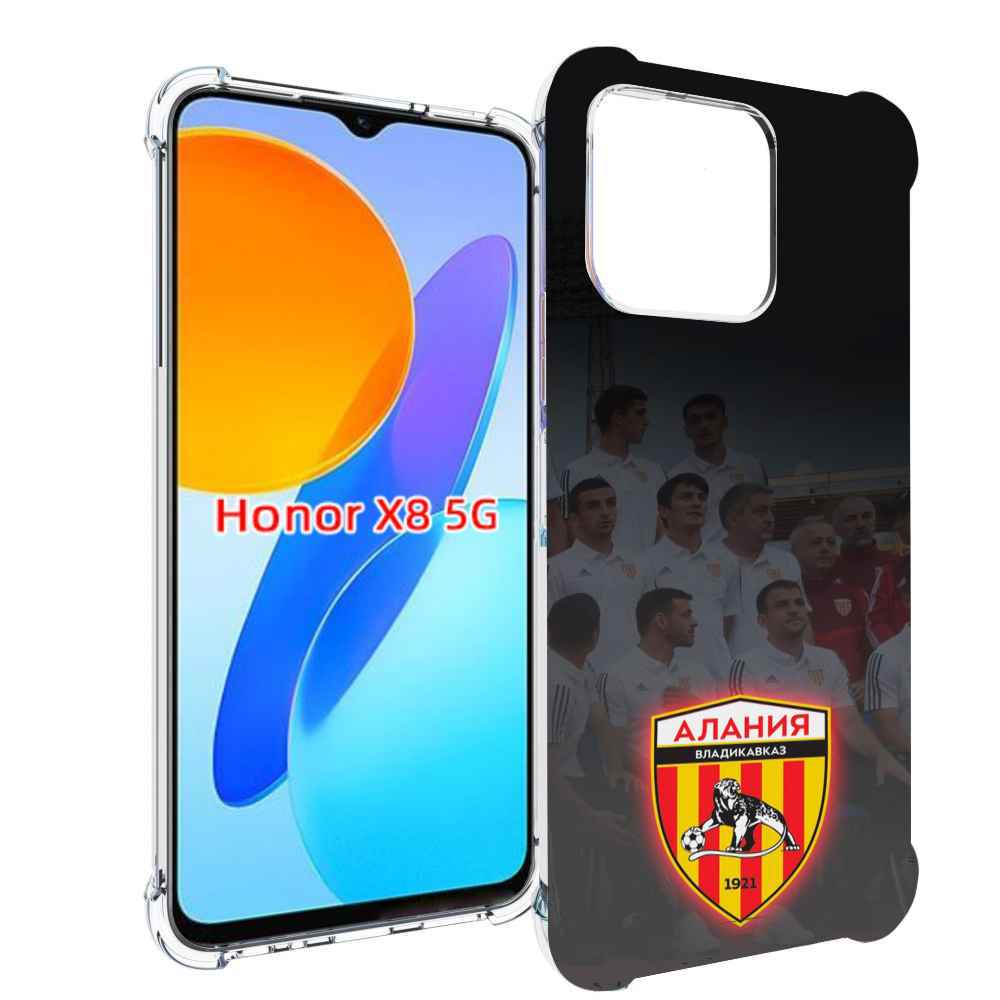 

Чехол MyPads фк алания владикавказ мужской для Honor X8 5G, Прозрачный, Tocco